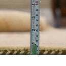Beige Center Pattern Hand Loomed Wool Area Rug