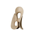 Beige ceramic coral hollow sculpture living room abstract decor