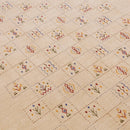 Beige Contemporary Tribal Design Hand Loomed Wool Rug