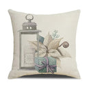 DecorBites™ Cartoon Birds Christmas Pillowcase 45X45cm - Linen Sofa Cushion Cover
