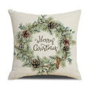 DecorBites™ Cartoon Birds Christmas Pillowcase 45X45cm - Linen Sofa Cushion Cover