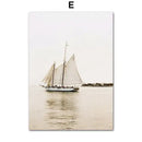 Beige Flower Grass Canvas Art