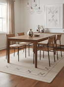 Beige Gabbeh Border Design Hand Loomed Wool Area Rug