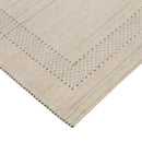 Beige Gabbeh Design Hand Loomed Wool Area Rug