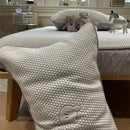 Beige honeycomb bear decorbites cooling ice bean sheet set bedroom