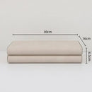 Beige leather jewelry box storage container bedroom silver hinges