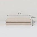 Beige leather jewelry box storage container bedroom silver hinges