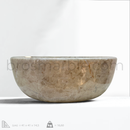 Beige Marble Vessel Sink
