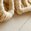 Beige milk velvet fitted sheet bedroom plush mattress topper
