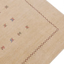 Beige Modern Design Hand Loomed Wool Area Rug