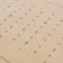 Beige Modern Design Hand Loomed Wool Area Rug