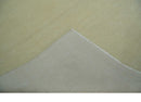Beige Modern Solid Hand knotted 8x10 wool Area Rug