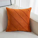 Beige & pink hand pleat embroidered cushions living room velvet pillow