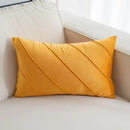 Beige & pink hand pleat embroidered cushions living room velvet pillow