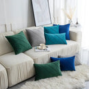 Beige & pink hand pleat embroidered cushions living room velvet pillow