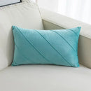 Beige & pink hand pleat embroidered cushions living room velvet pillow