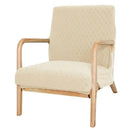 Beige textured jacquard elastic seat covers dining room chair decor