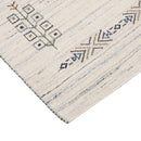 Beige Tribal Center Medallion Hand Loomed Wool Rug