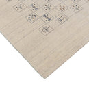 Beige Tribal Design Hand Loomed Wool Area Rug