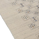 Beige Tribal Design Hand Loomed Wool Area Rug