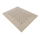 Beige Tribal Design Hand Loomed Wool Area Rug