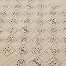 Beige Tribal Design Hand Loomed Wool Area Rug