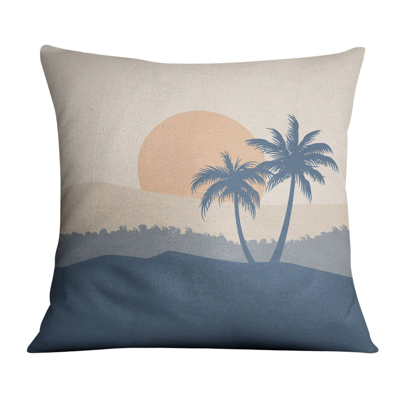 Beige Tropics A Cushion