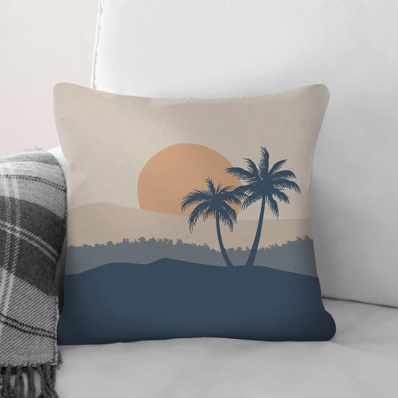 Beige Tropics A Cushion