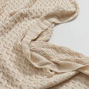 DecorBites™ Cool Summer Air Conditioning Blanket - Beige Wine Nordic Decorative Throw