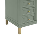 James Martin Chicago 60" Double Vanity Cabinet, Smokey Celadon