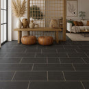 Belgium Blue Brushed Chiselled Limestone Tiles 16x24