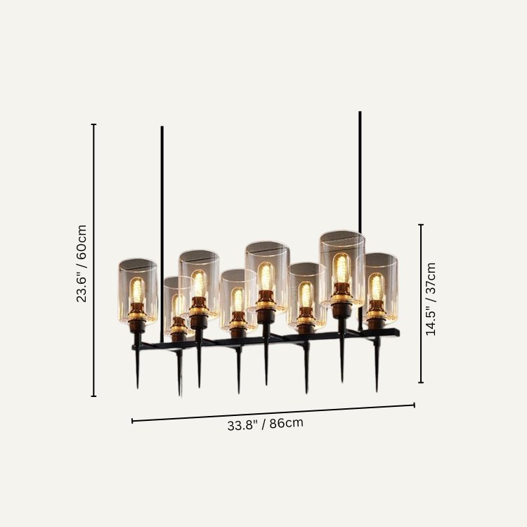 Bellum Linear Chandelier