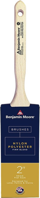 Benjamin Moore U61920-017 2" Nylon/Poly Firm Blend Flat Sash