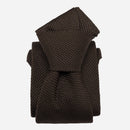 Mocha - Brown Silk Grenadine Tie