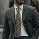 Velletri - Silk Jacquard Tie - Oak