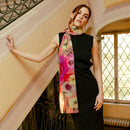 Campo de' Fiori - Long Silk Scarf - Coral