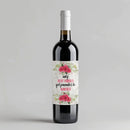 Best Friends Promoted to Auntie Wine Label