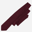 Chianti - Burgundy Silk Grenadine Tie