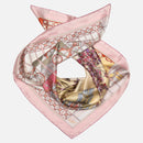 Garden of Dreams - Silk Foulard - Pink