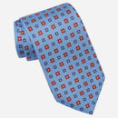 Siracusa - Printed Silk Tie - Blue
