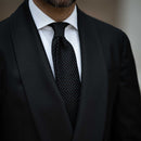 Barbera - Silk Jacquard Tie - Black
