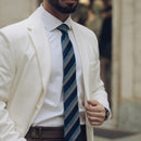 Corso - Silk Jacquard Tie - Petrol Blue