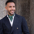 Navona - Silk Ascot Cravat Tie - Green