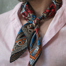 Capri - Silk Neckerchief - Red