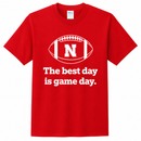 The Best Day Is Game Day Husker Football Youth T-Shirt | Red | Multiple Sizes | Lou's Sporting Goods | 25N9YBT