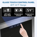 Beverage Refrigerator Cooler 4.4 Cu.Ft,145 Can Mini Fridge with Glass Door W58128SSH