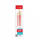 Rosa Start Set of paint brushes 1. Synthetic. 3pc. Round N2,8,12.