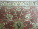 6' X 9' Vintage Handmade Indian Floral Oriental Wool Rug Veg Dyes Nice