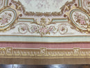Large Aubusson Rug 11x15, Oversized Gallery Palace Size Flatweave Savonnerie Carpet 11 x 15 ft, Wool Handmade Vintage Elegant European