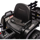 Ride on Tractor with Trailer,24V Battery Powered Electric Tractor Toy, 200wx2motor 1.86-4.97MPH/Remote Control,electric car for kids,Three speed adjustable,USB,MP3, Bluetooth,LED light, safety belt